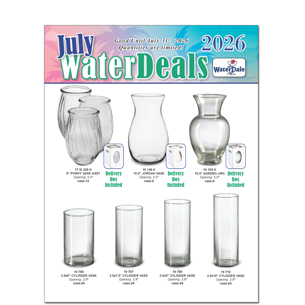 Spring/Summer Water Daily 2026